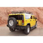 Off-road style overland hummer roof rack