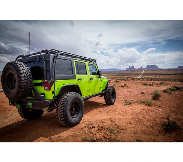 JEEP JKU 4DOOR· STEALTH RACK· REG. 4 LIGHT SETUP | Gobi Racks