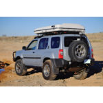 nissan xterra overland with rooftop tent