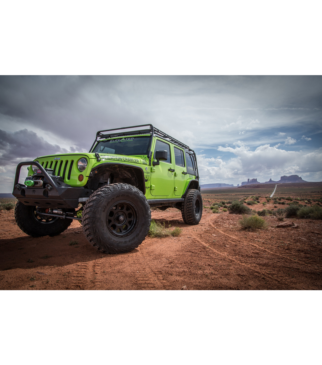 JEEP JKU 4DOORSTEALTH RACK· Lightbar Setup - Gobi Racks