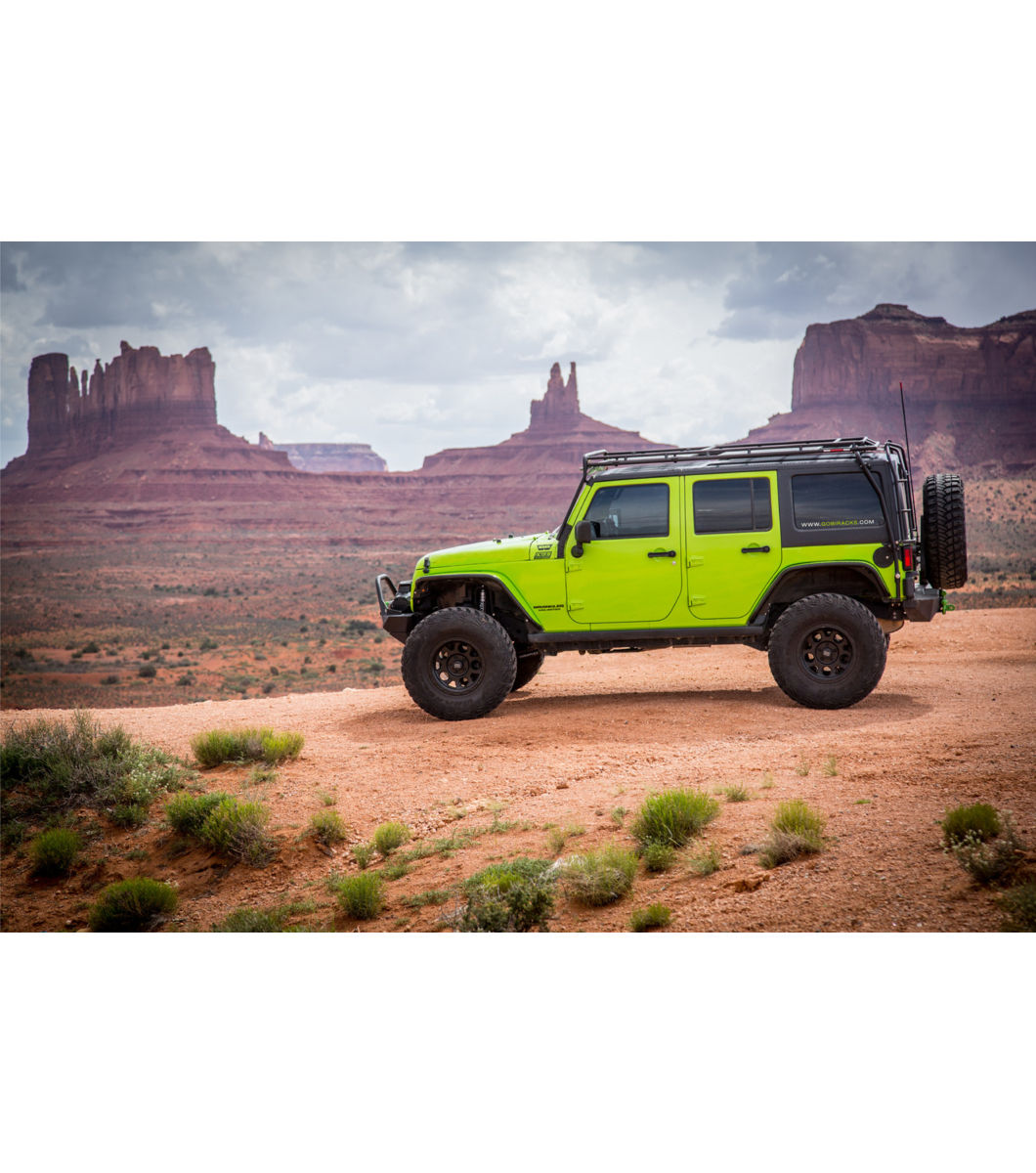 JEEP JKU 4DOORSTEALTH RACK· Lightbar Setup - Gobi Racks