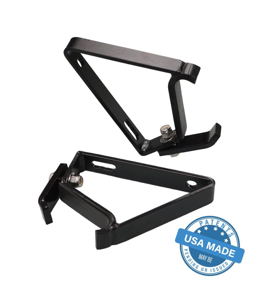 GOBI Jeep Wrangler Foxwing Awning Brackets (Stealth)