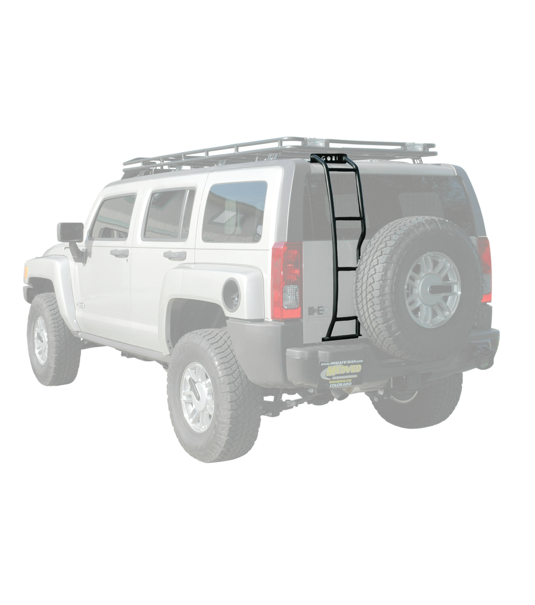 GOBI Hummer H3 Rear Ladder - Driver Side - With Spare Tire