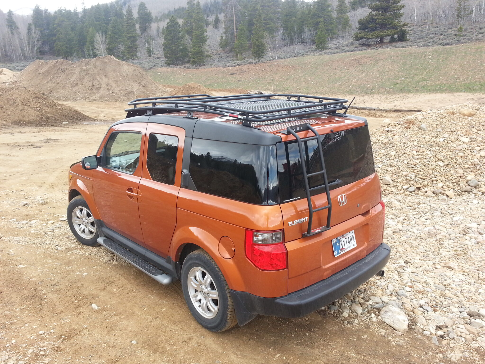 GOBI Honda Element Stealth Rack No Sunroof Multi-Light Setup