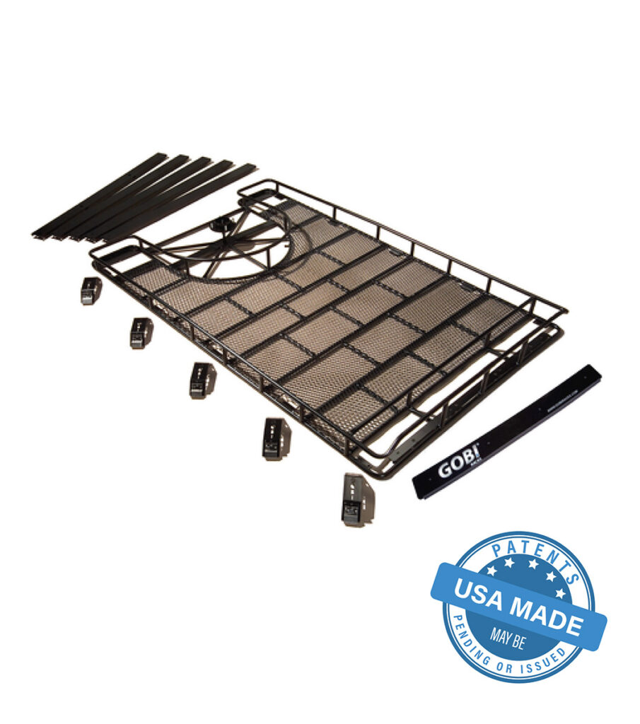 GOBI Hummer H1 Ranger Tire Carrier Rack No Sunroof MultiLight Setup