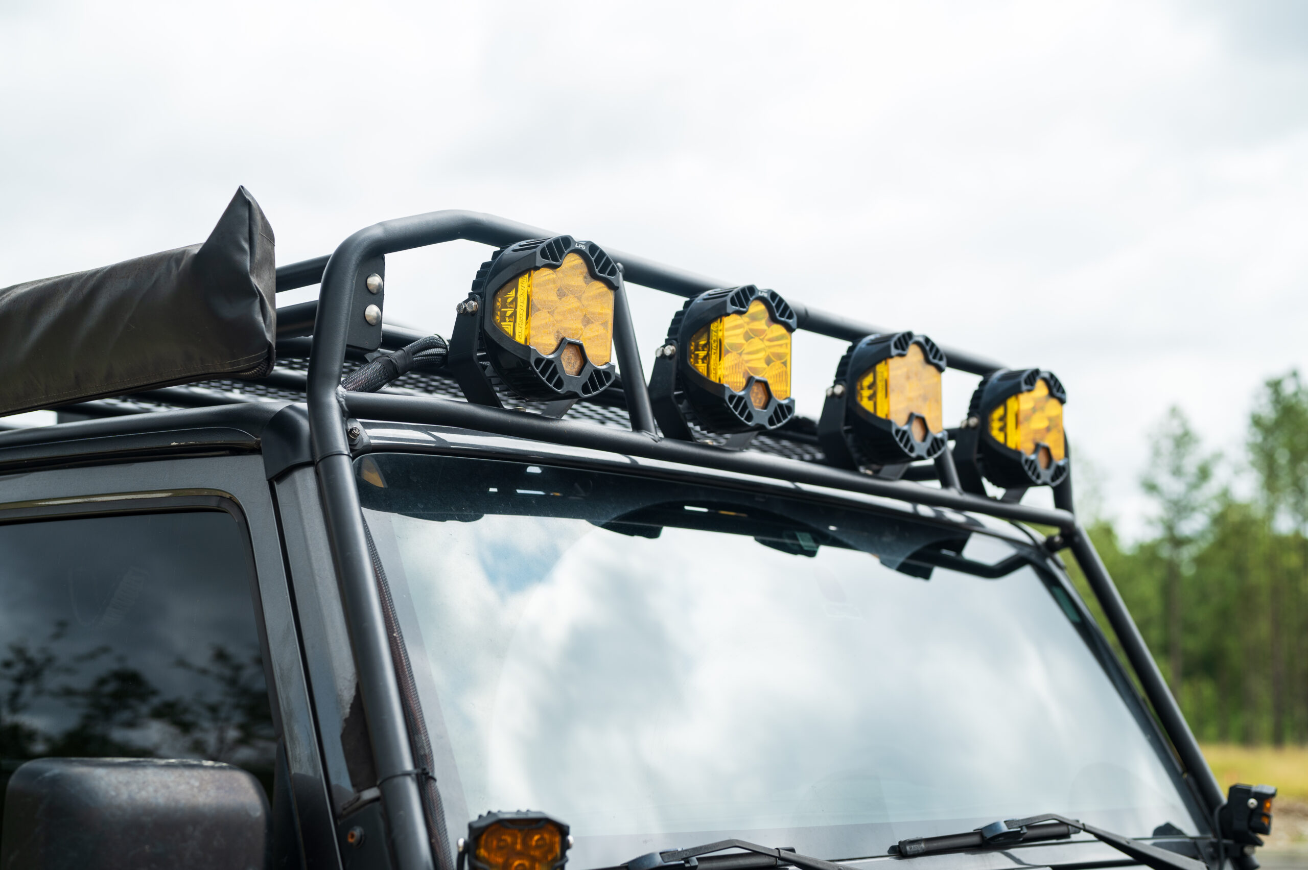 Jeep JLU 4dr (For hard & soft top) Ranger Rack Multi-Light Setup | GOBI Racks Jeep JLU 4dr (For hard & soft top) Ranger Rack Multi-Light Setup - Image 3