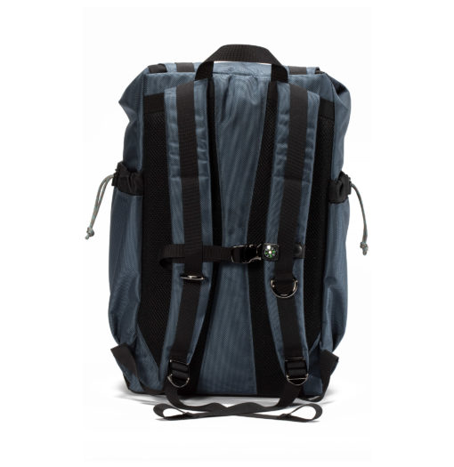 Gobi gun metal blue getaway backpack