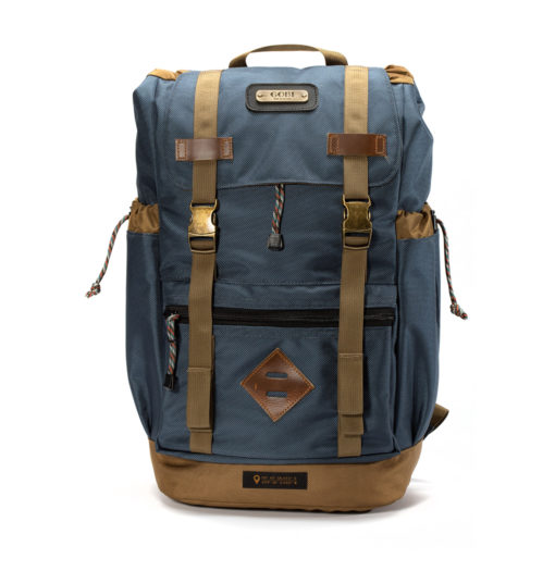 Gobi gun metal blue getaway backpack