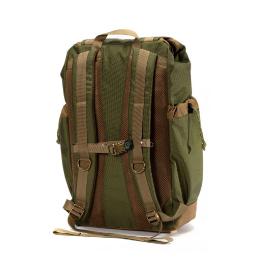 Gobi get-away backpack olive drab green and tan