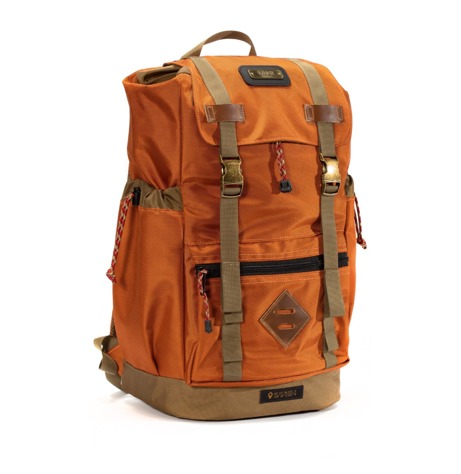 Getaway Backpack Texas Orange with Tan bing GOBI Racks