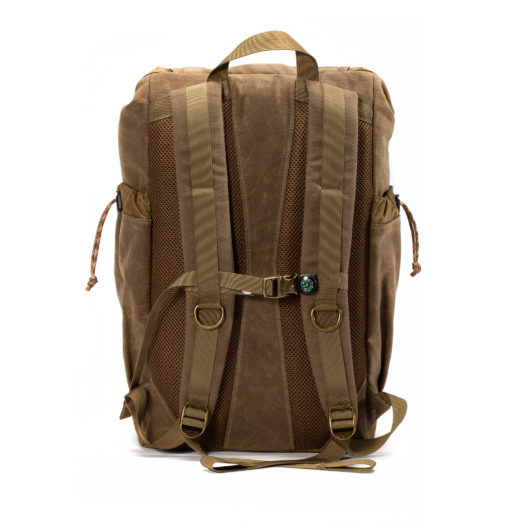 Gobi get-away backpack tan and wax canvas