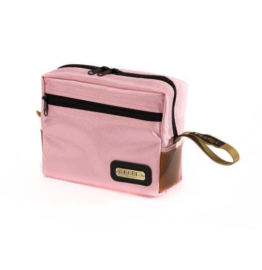 Travel kit travel kit peony pink w tan 01