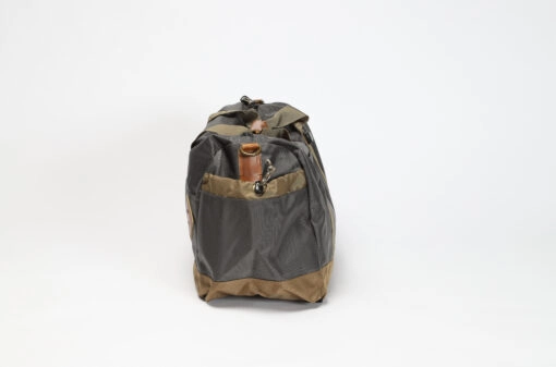 Img 7219 scaled <b>gobi duffel bag <br>graphite</b><br>with tan webbing