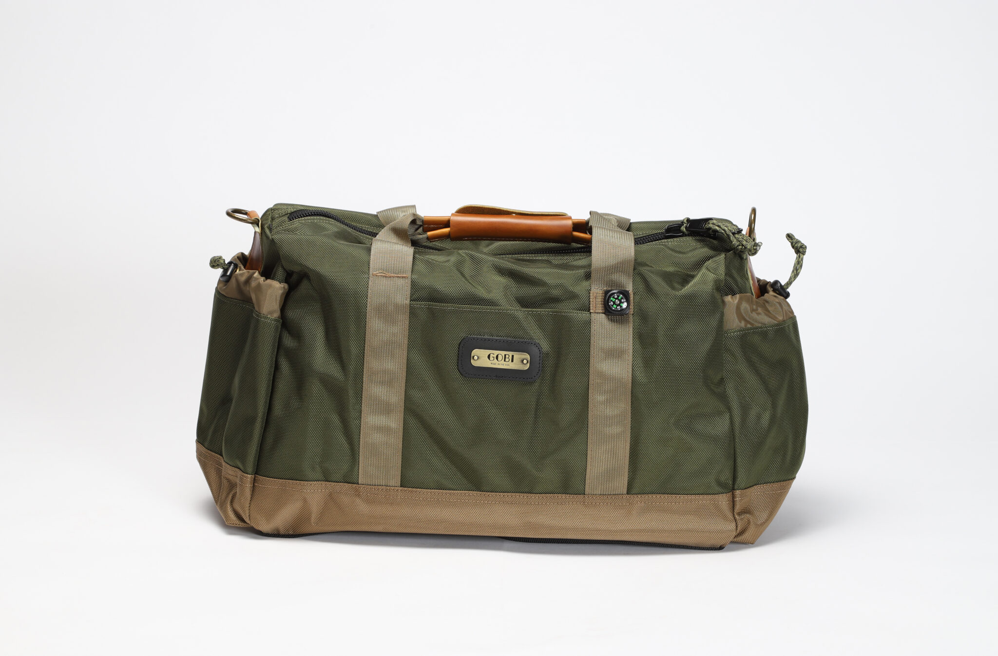 Getaway Backpack Olive Drab Green with Tan Webbing - GOBI Racks