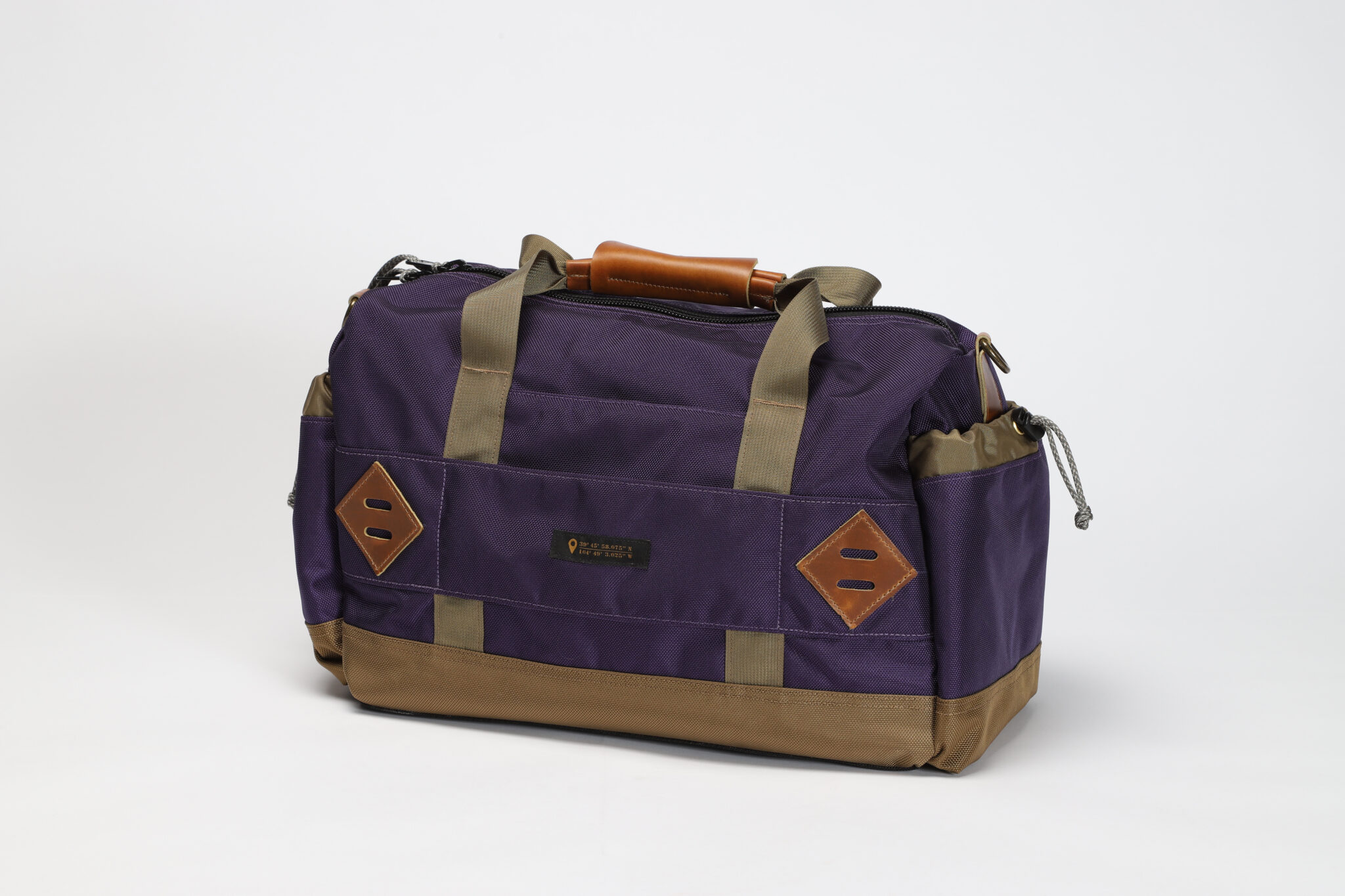 GOBI Duffel Bag Rocky Purple with Tan bing GOBI Racks