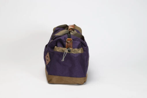 Img 7120 scaled <b>gobi duffel bag <br>rocky purple </b><br>with tan webbing