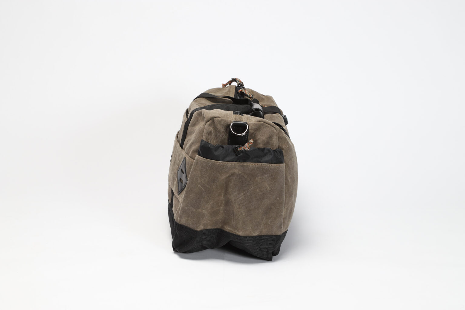 GOBI Duffel Bag Wax Canvaswith Black bing GOBI Racks