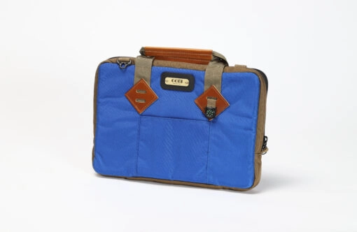 Img 7411 scaled <b>gobi laptop bag<br>royal blue</b><br>with tan webbing