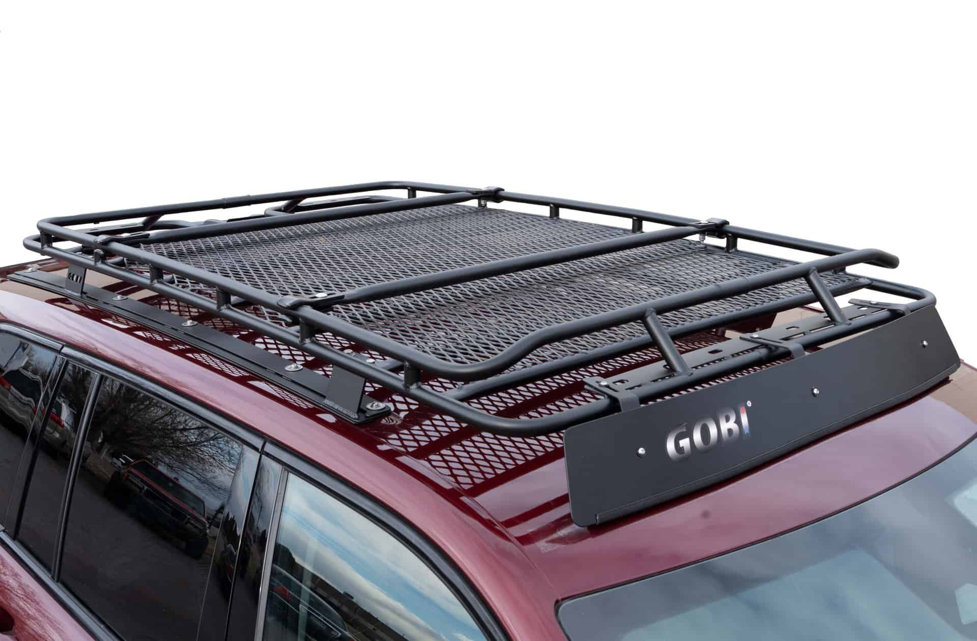 Grandcherokeel 2 row top of <b>jeep grand cherokee 4xe<br></b> low-profile roof rack<font color ="dodgerblue"><br>multi light no sunroof - stealth</font>