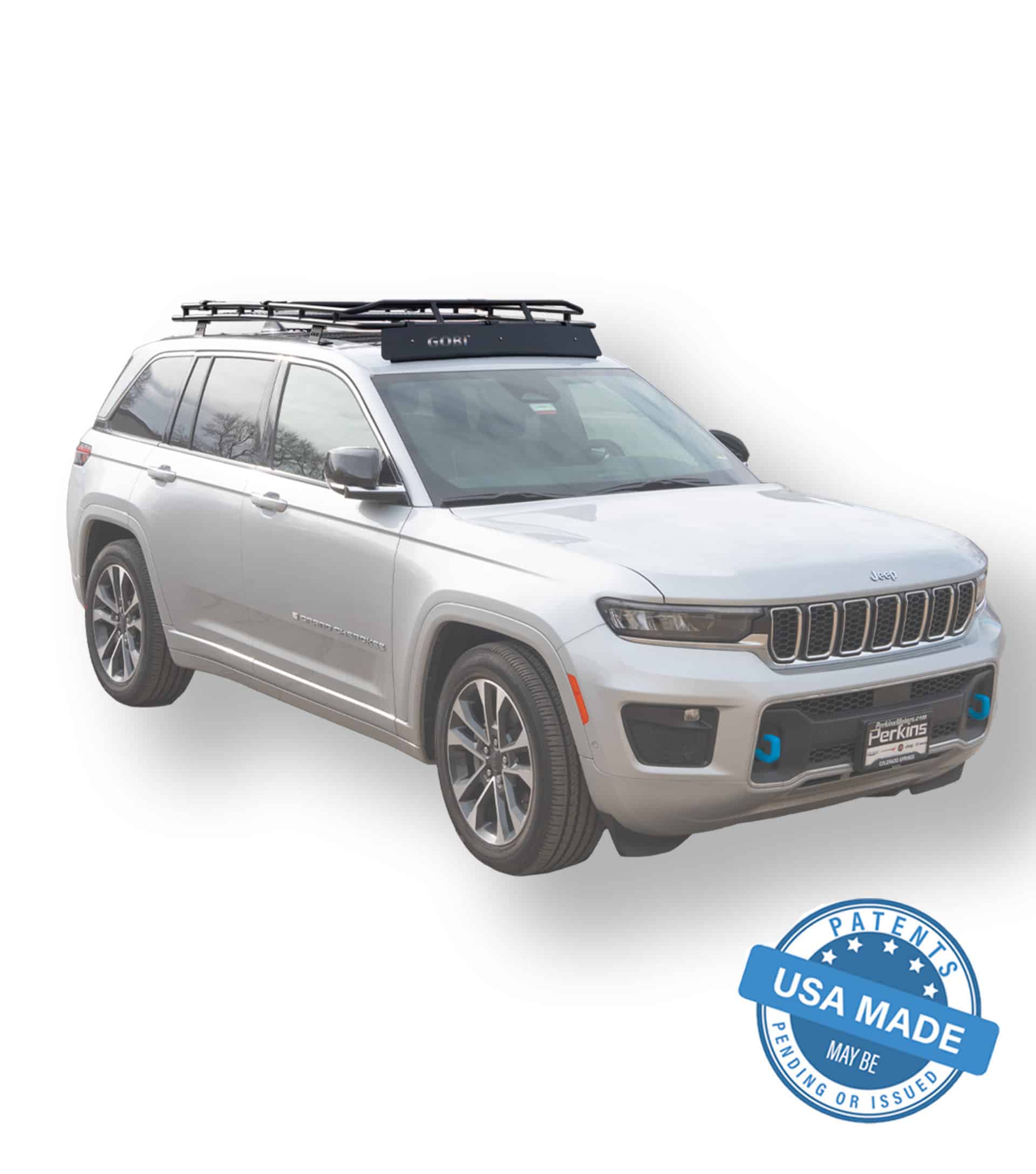 Jeep Grand Cherokee 2-Row Low-Profile Roof Rack Multi Light With Sunroof -  Stealth - GOBI Racks