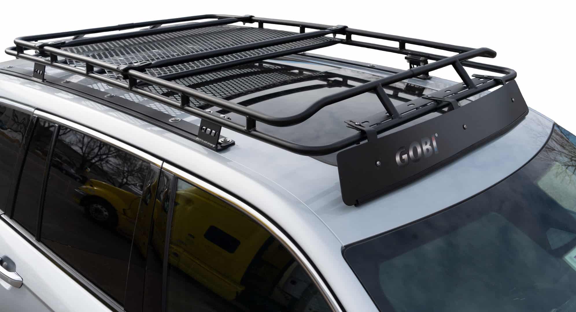 Jeep Grand Cherokee 2-Row Low-Profile Roof Rack Multi Light with Sunroof - Stealth