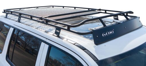 Jeep wagoneer roof rack with sunroof scaled <b>jeep wagoneer 2022 (214)<br>stealth rack</b><br>· multi-light setup<br><font color="blue">· with sunroof</font>