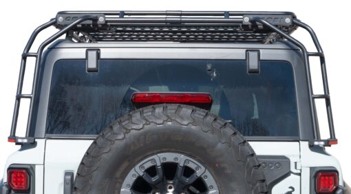 Bronco raptor rear ladders scaled ford bronco raptor edition 4door hard top - gobi stealth rack