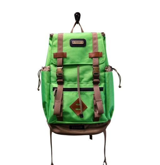 Getaway backpackmojito 100k 1 <b>getaway backpack <br>mojito green </b><br>with tan webbing