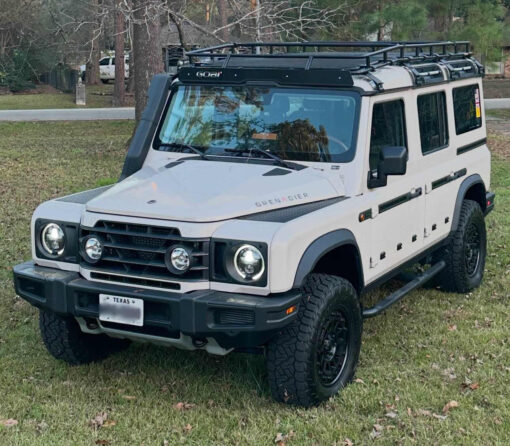 Grenadier GOBI Ranger Off-Road Roof Rack on Ineos Grenadier - Rugged, Durable, and Adventure-Ready.