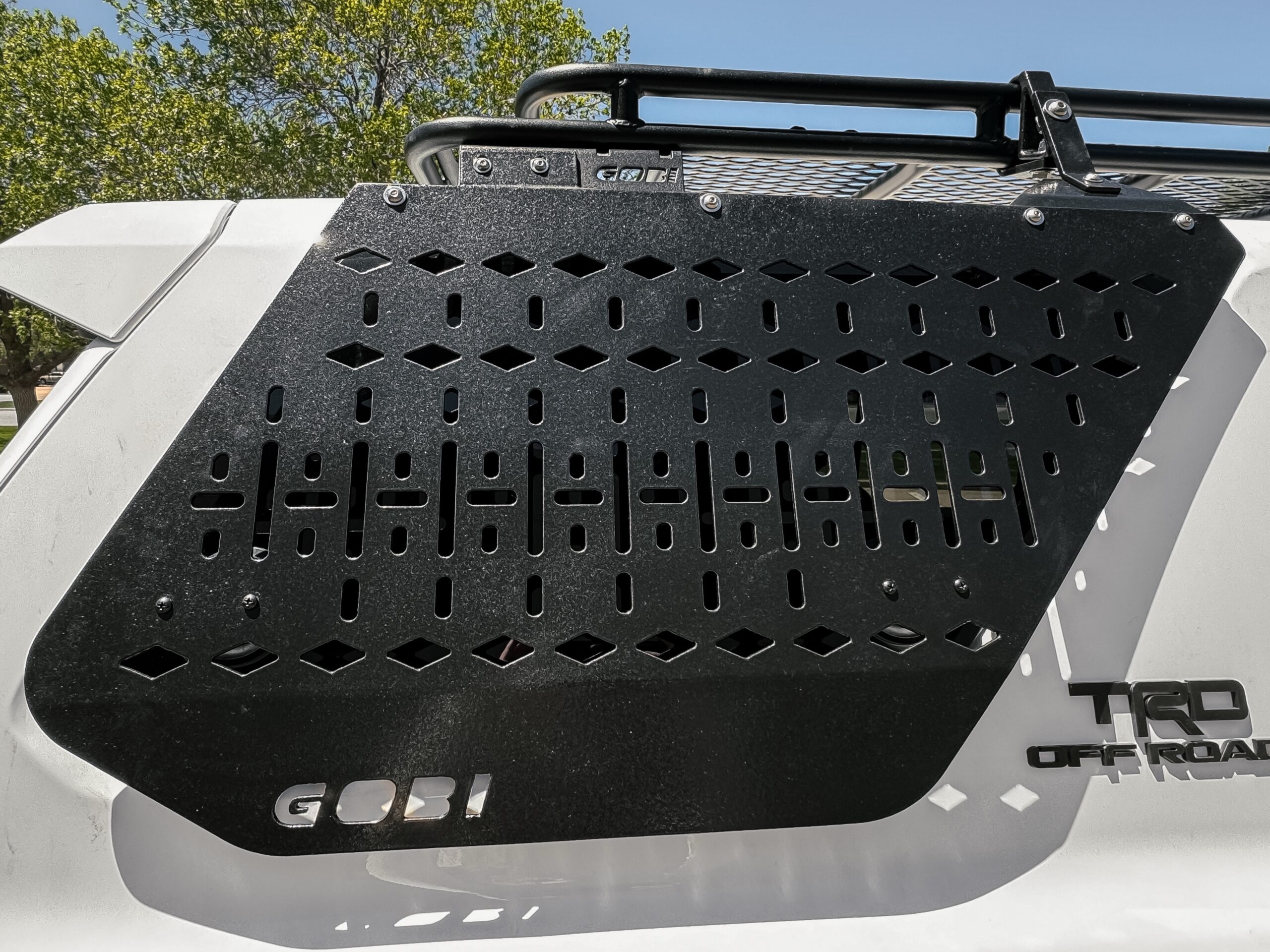 GOBI Molle Panels 4Runner 6th Gen | GOBI Racks mpty GOBI MOLLE Panels in 2025 Toyota 4Runner – Heavy-Duty Steel with Matte Black Finish