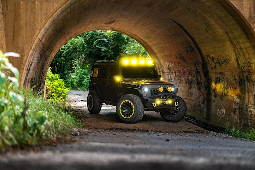 The Best Trucks with LED Lights for Off-Roading and Night Driving | GOBI Racks JEEP Wrangler with a multi-light setup