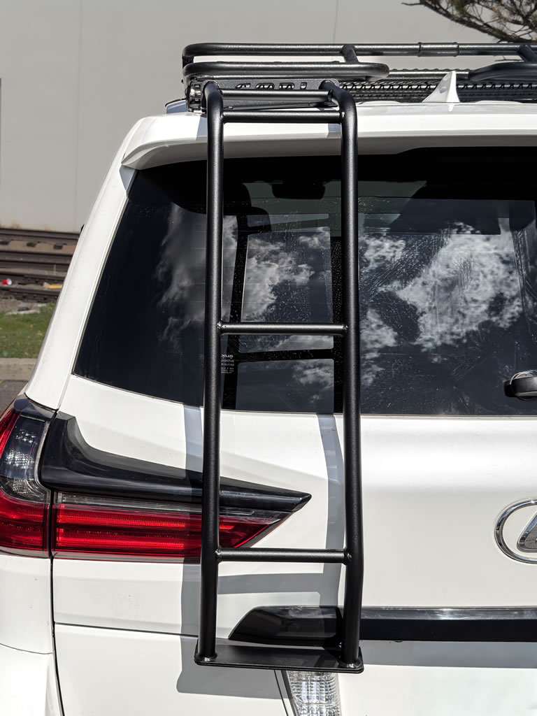 Premium Lexus LX570 GOBI Rear Ladder – Driver Side | No-Drill, Easy Access Roof Solution | GOBI Racks Premium Lexus LX570 GOBI Rear Ladder – Driver Side | No-Drill, Easy Access Roof Solution - Image 2